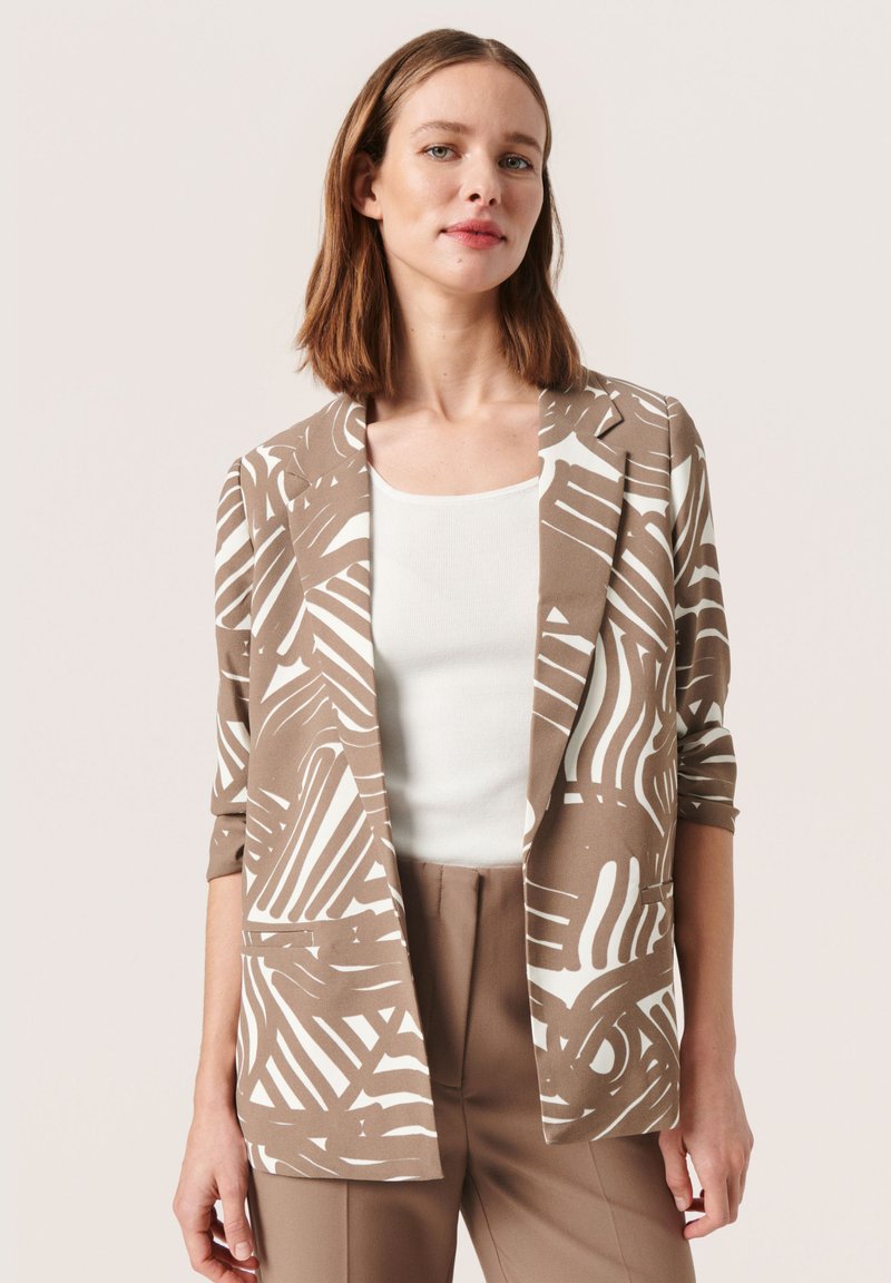 Soaked in Luxury - SLSHIRLEY - Blazer - walnut lines, Förstora