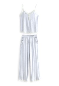 Next MODAL LACE TRIM CAMI PYJAMA SET - Pizsama szett - grey