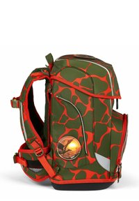 Ergobag CUBO LIGHT 6TLG INKL KLETTIE - Schulranzen Set - feuerspeibär