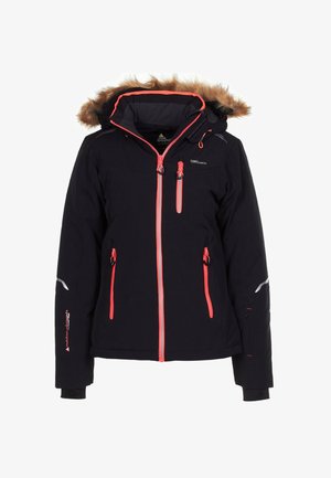 Peak Mountain Veste en cuir - noir