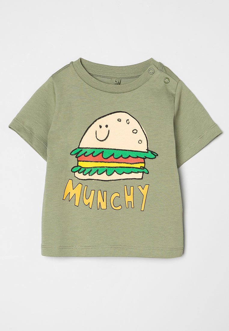 Stella McCartney Kids T-shirt print groen