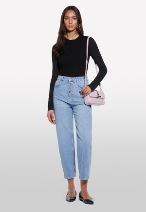 Sisley, HIGH-WAISTED - Jean droit - blue
