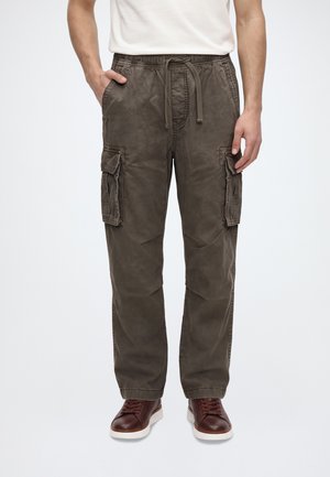 Hollister Co., BAGGY 2 POCKET CARGO PANT - Карго панталони - brown