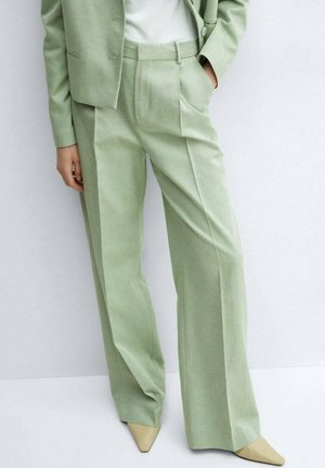 Mango, Pantalon classique - light green
