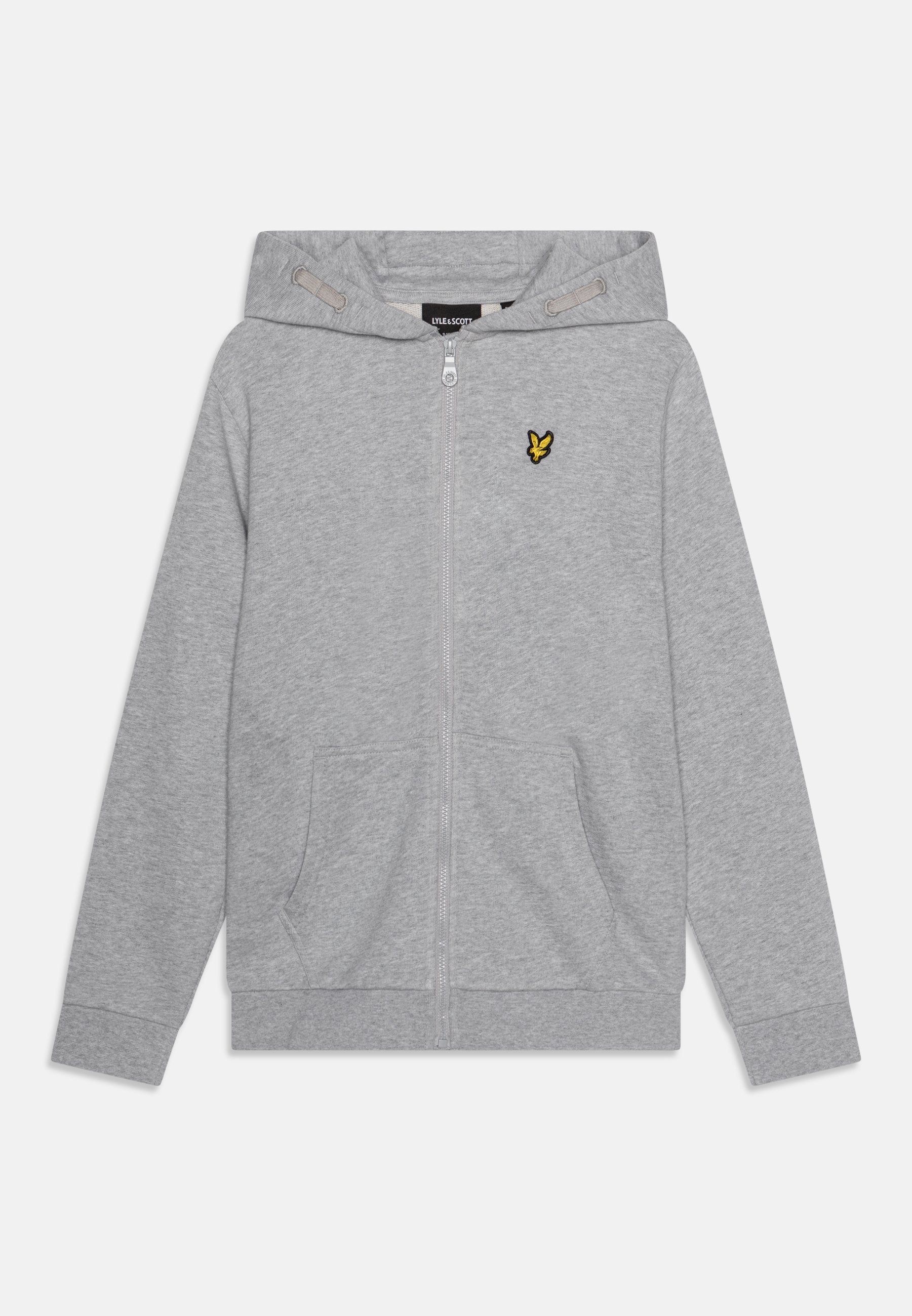 Lyle Scott ZIP THROUGH HOODIE Felpa con zip light grey marl