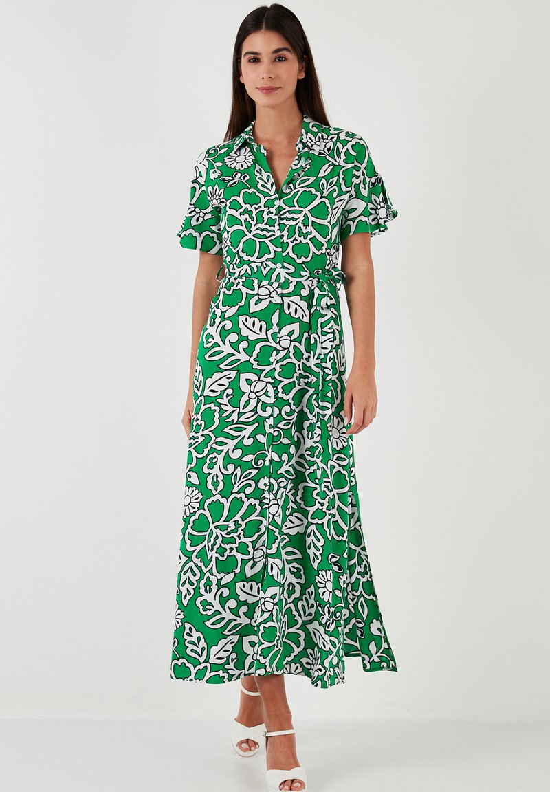 LELA REGULAR FIT - Maxi ruha - green