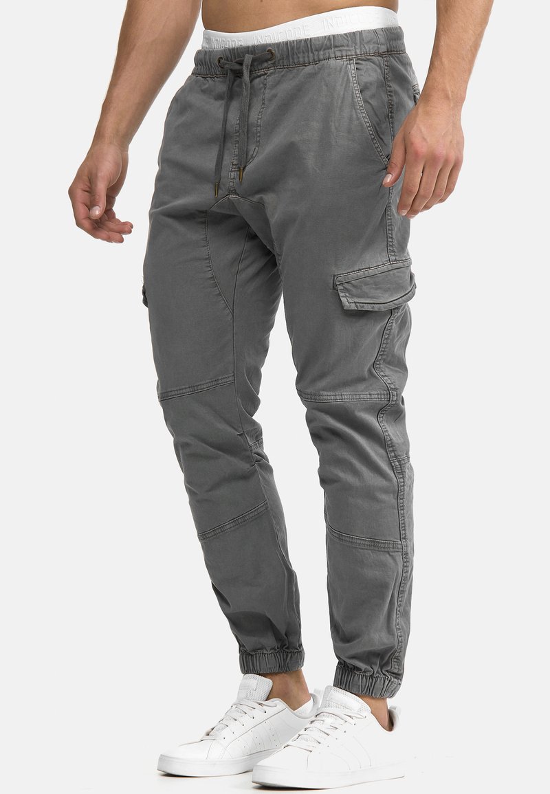 Herren Chinos | INDICODE JEANS LEVI Cargohose iron/hellgrau - RC35792 Herren Chinos | INDICODE JEANS LEVI Cargohose iron/hellgrau - RC35792