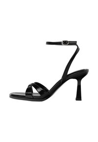 Stradivarius High heeled sandals - black