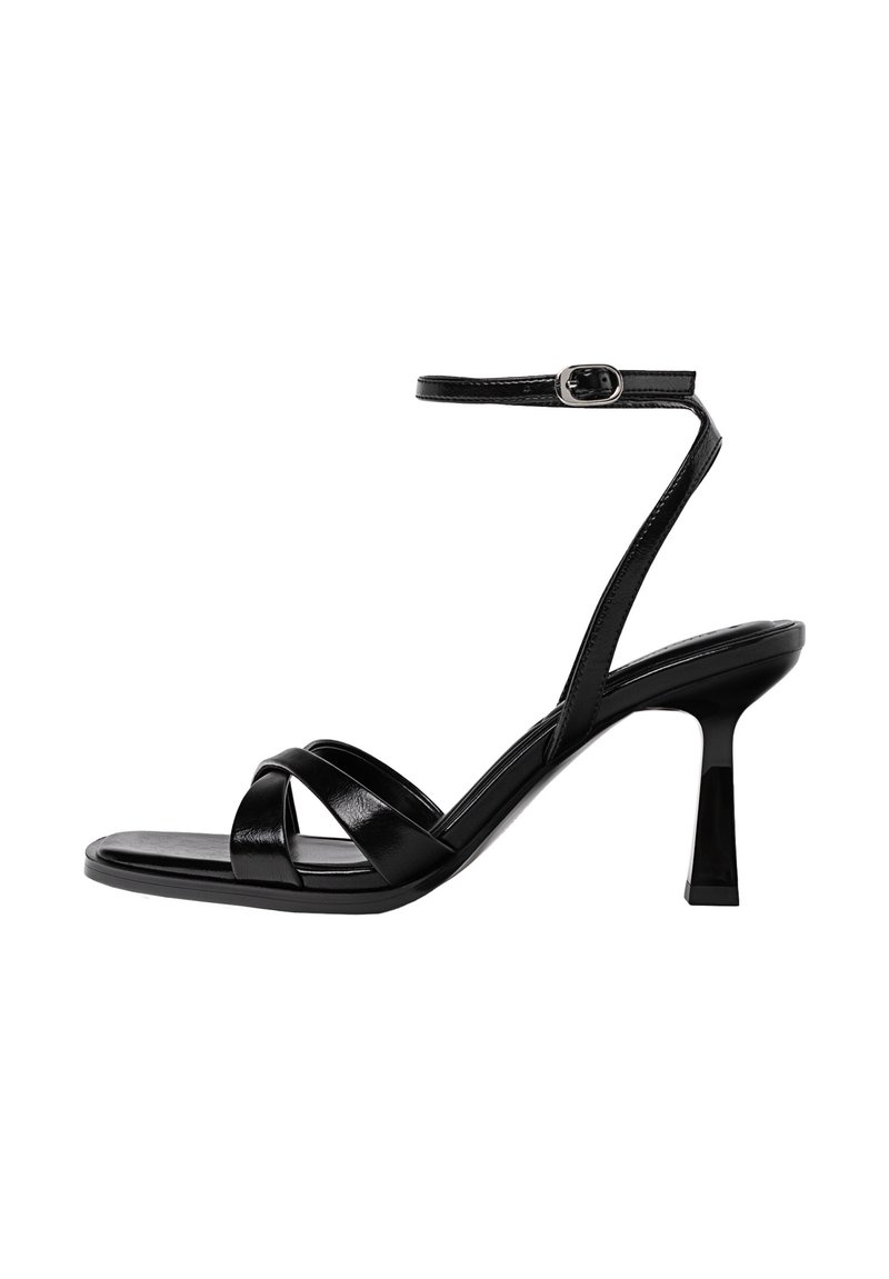 Sandales à Talons Hauts ZARA - Taille 39 (US 8) - Noires - Neuves Avec étiquettes
