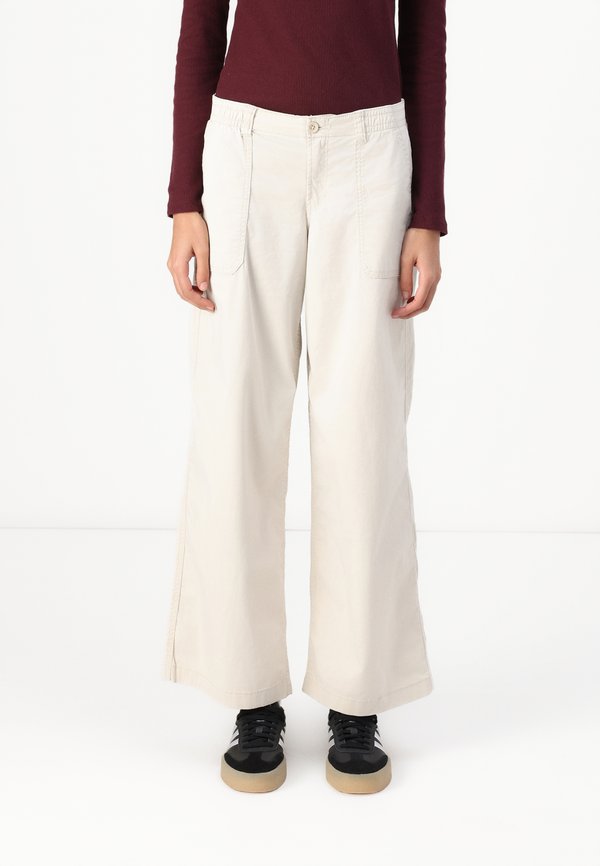 Low-Rise Poplin Super Baggy Pants - Relaxed fit jeans - rainy day