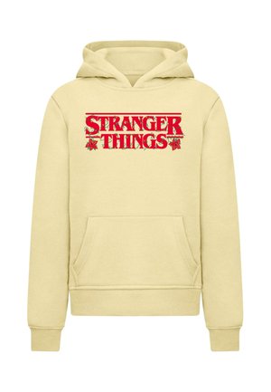 STRANGER THINGS - CHRISTMAS LOGO  - Sweat à capuche - softyellow