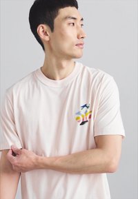 PS Paul Smith MENS BIKE - Print T-shirt - whites