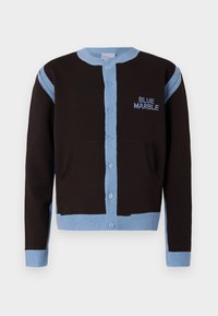 CREW NECK CARDIGAN - Chaqueta de punto - brown