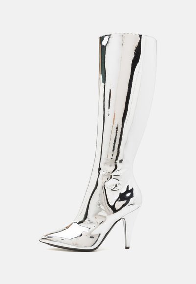 MOSCHINO STIVALE DONNA - Bottes - argento