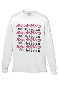 Paradiso Clothing ED SHEERAN BAD HABITS - Long sleeved top - white