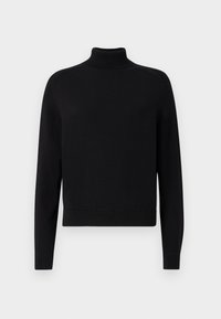 CLASSIC ROLL NECK SWEATER - Svetr - black
