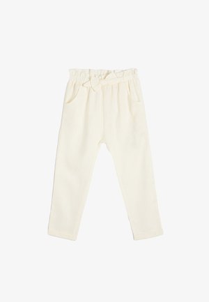 Koton BOWTIE DETAIL - Housut - white