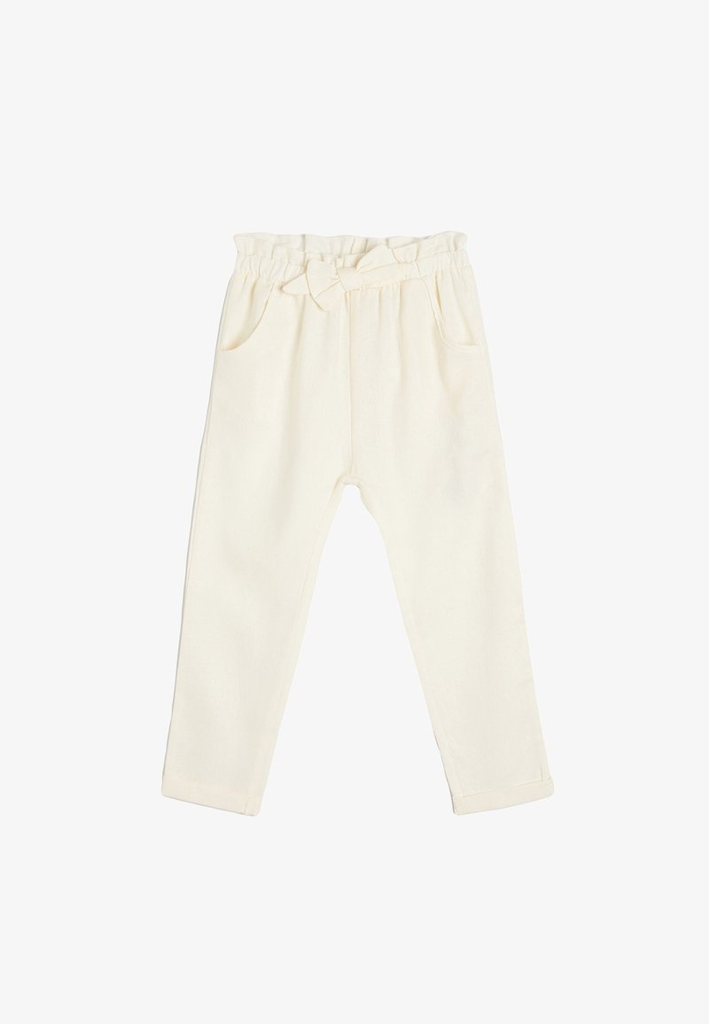 Koton BOWTIE DETAIL - Housut - white
