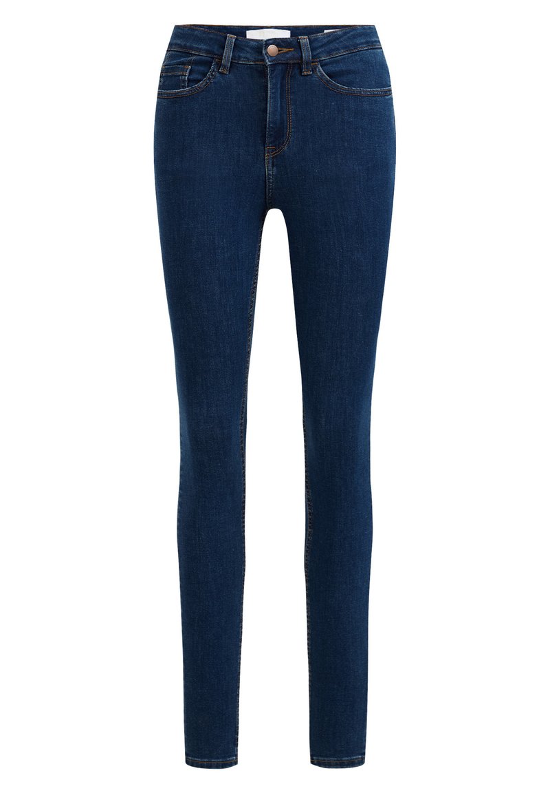 WE Fashion Jeans Skinny Fit donkerblauw
