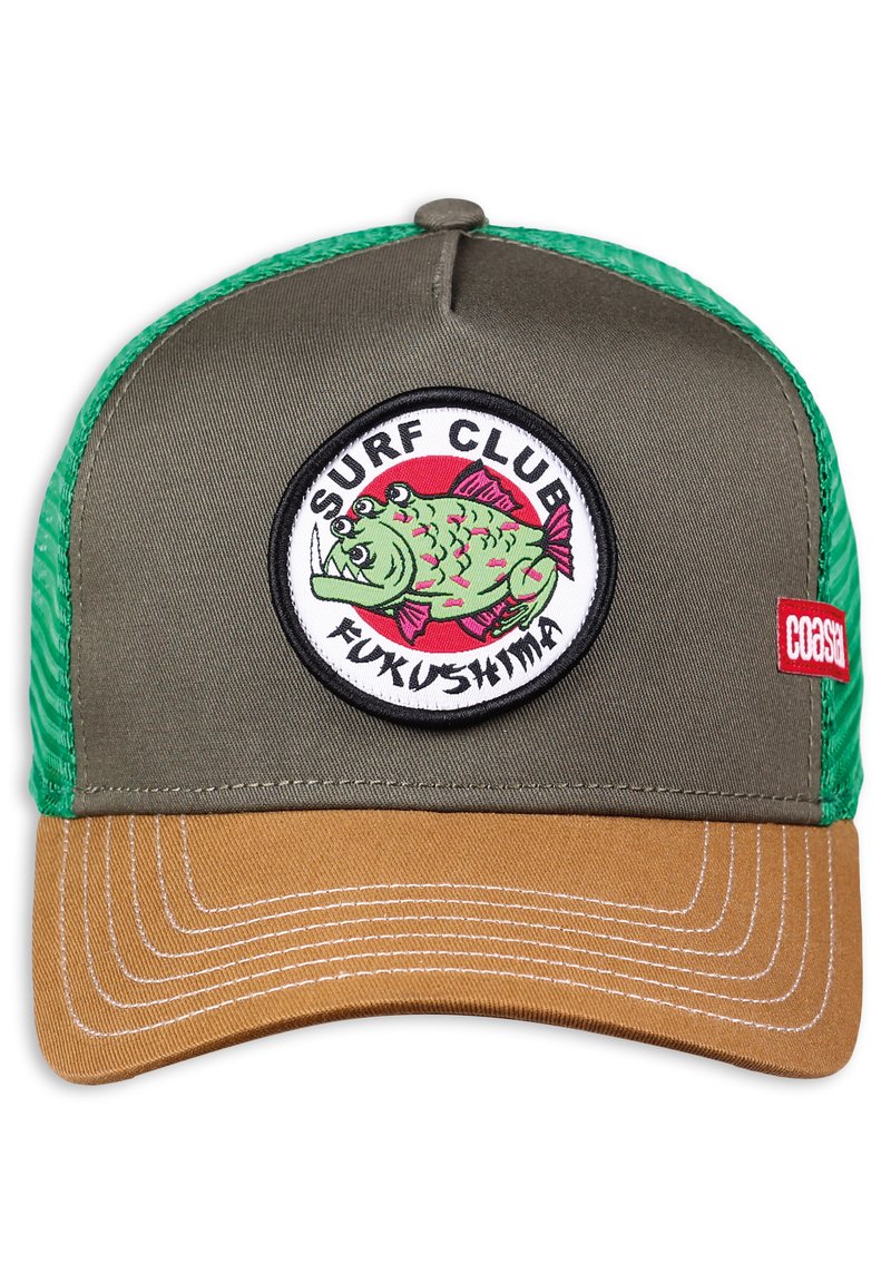 Coastal Cappellino - olive/wheat/green