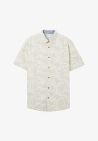 Ausgewählt, beige brushed leaf design