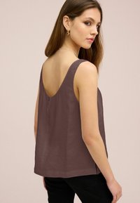 Next SLEEVELESS SCOOP NECK TANK REGULAR FIT - Top - wine