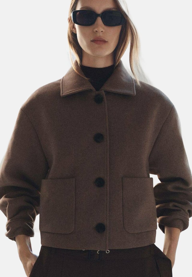Mango - Veste mi-saison - brown, Agrandir