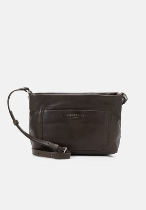 IRA CROSSBODY SIMPLE UMHÄNGETASCHE AUS LEDER - Across body bag - nori green