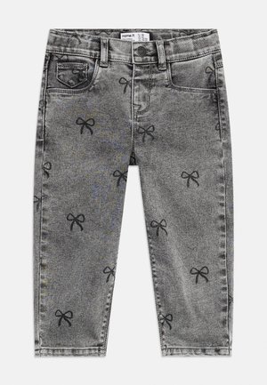 Name it, NMFBELLA - Sirgete säärtega teksad - light grey denim