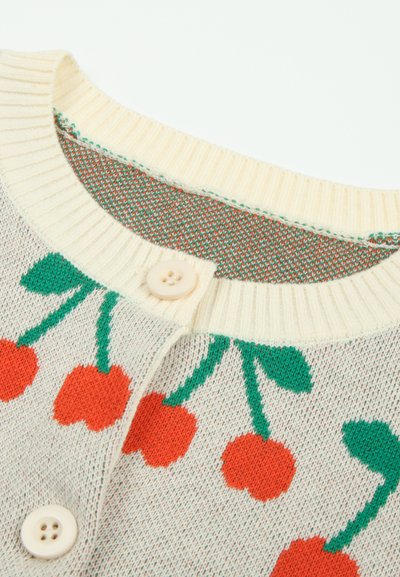 JELLY MALLOW CHERRY CARDIGAN - Kardiganas - ivory