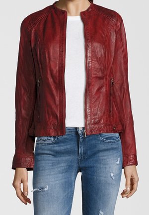 Læderjakker - red