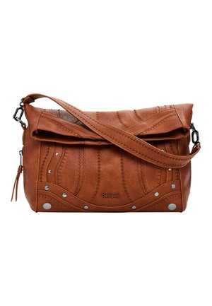 EMBROIDERED - Handtasche - brown