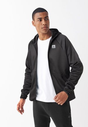 ACTIVE TECH - Zip-up sweatshirt - black