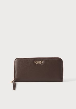Guess, MELODY LARGE ZIP AROUND - Portefeuille - brown
