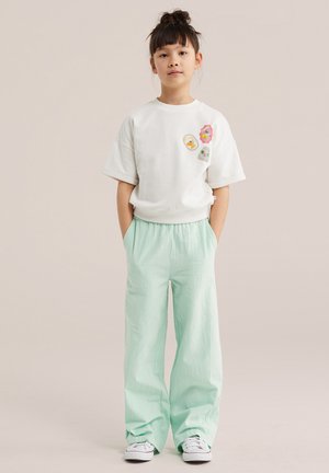 WE Fashion Pantalones deportivos - mint green