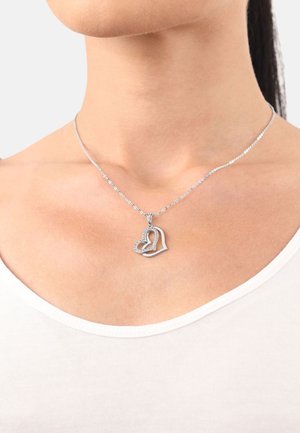 amor HEART - Colgante - silberfarben