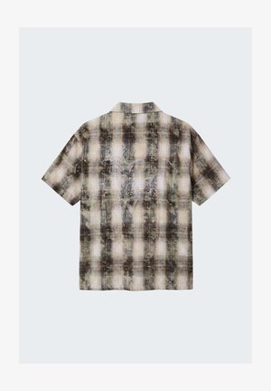 Project X Paris, CHEMISE HOMME À MOTIF CARREAUX AVEC BRODERIE AU DOS - Camicia - noir