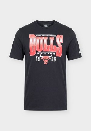 New Era, CHICAGO BULLS  NBA GRAPHIC TEE - Squadra - black