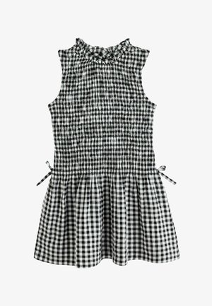 Next, SHIRRED DRESS - Hverdagskjole - black white gingham