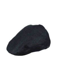 HERRINGBONE FLATCAP - Pletena kapa - navy