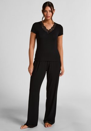 SET - Nachtwäsche Set - black