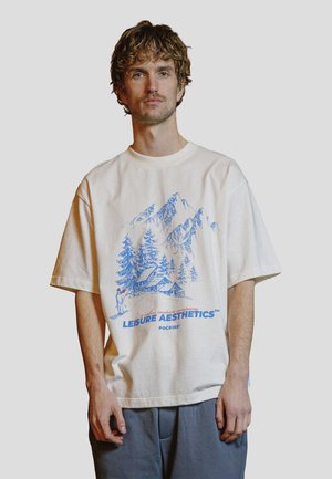 CABIN TEE - T-shirts med print - off-white