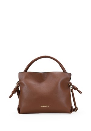 DE CON LOGO - Bolso de mano - cuero