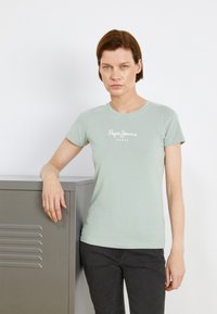 Pepe Jeans - NEW VIRGINIA - T-shirts med print - hydro green Miniatyrbilde 1