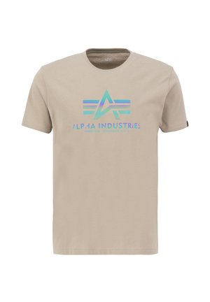 RAINBOW REF - Print T-shirt - vintage sand