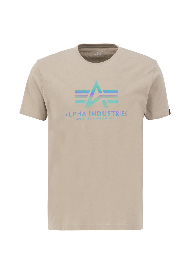 Alpha Industries RAINBOW REF - Tričko s potlačou - vintage sand