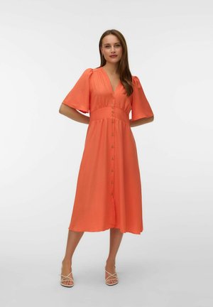 Vero Moda VERO MODA - Tričkové šaty - firecracker