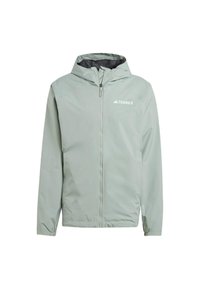 Adidas Terrex MULTI TWO-LAYER RAIN.RDY - Regnjakke - silver green