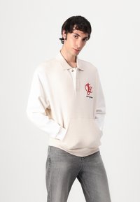 Tommy Jeans COLORBLOCK MONO RUGBY - Sudadera - oat marl