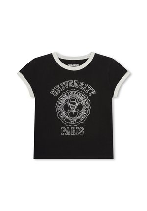 Zadig & Voltaire SHORT SLEEVES TEE - T-shirt print - black